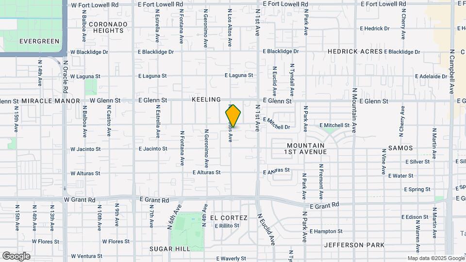 2640 N Los Altos Ave Map and Location Details