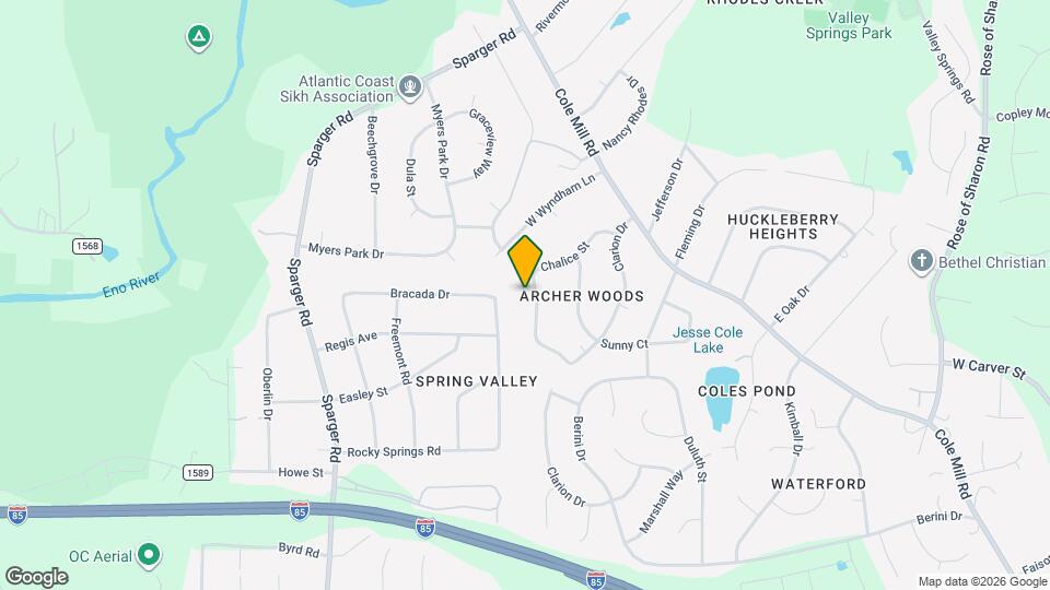 717 Chalice St Map and Location Details