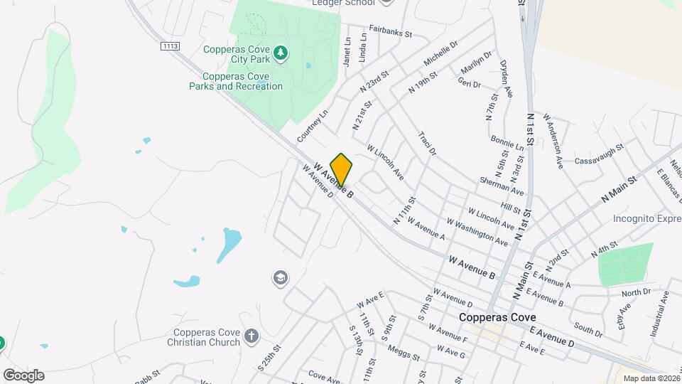 735 W Avenue B Map and Location Details