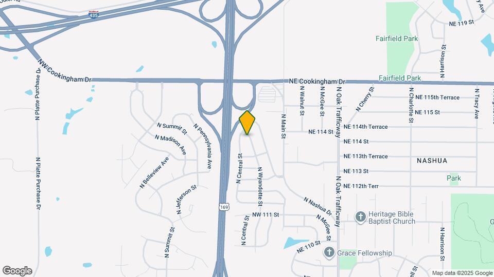 11416 N Wyandotte St Mapa y Detalles de la Ubicación