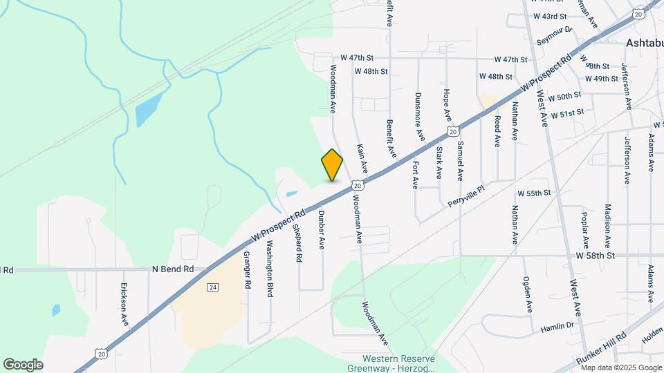 1937 W Prospect Rd Map and Location Details