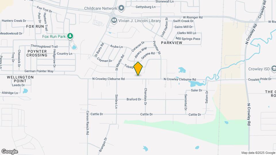 3428 N Crowley Cleburne Rd Map and Location Details