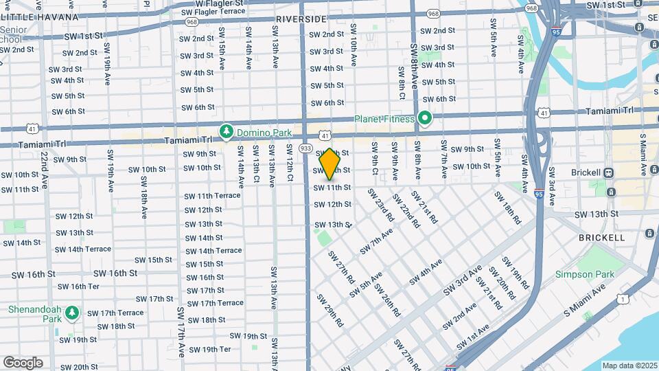 1042 SW 11th Ave Map and Location Details