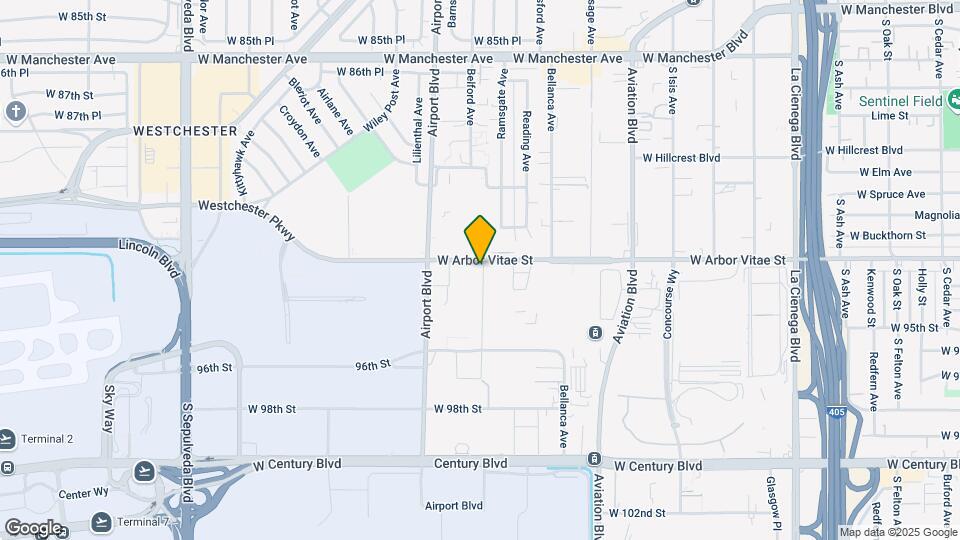 5812 Arbor Vitae St Mapa y Detalles de la Ubicación