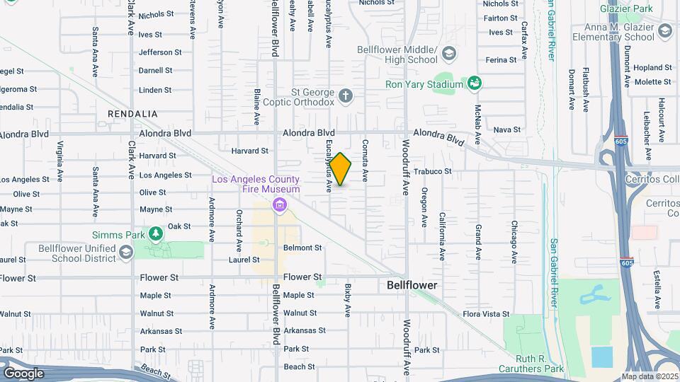 16234 Eucalyptus Ave Mapa y Detalles de la Ubicación