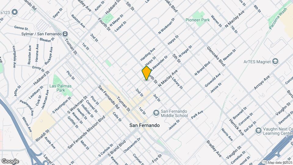 301 N Hagar St Map and Location Details