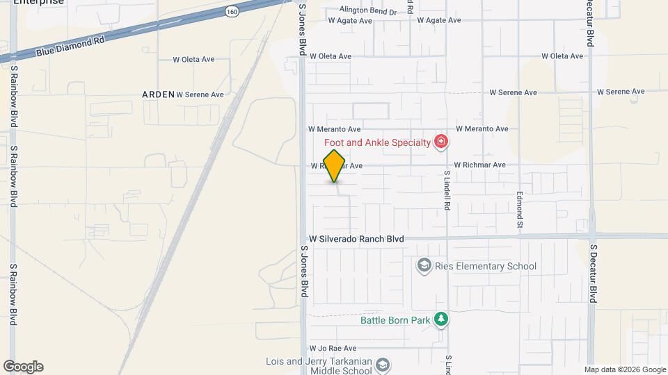 5945 Lambert Bridge Ave Map and Location Details