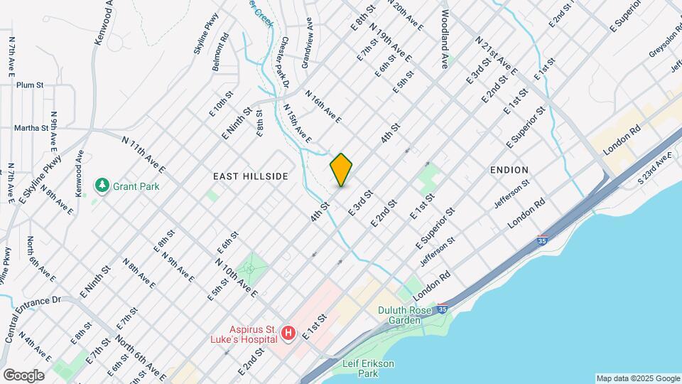 1410 E 4th St Map and Location Details