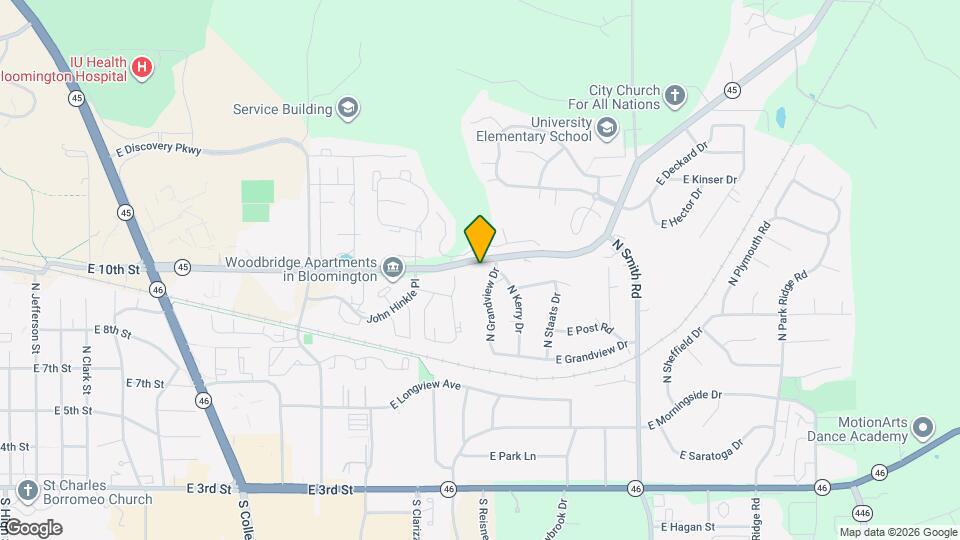 3840 E 10th St Map and Location Details