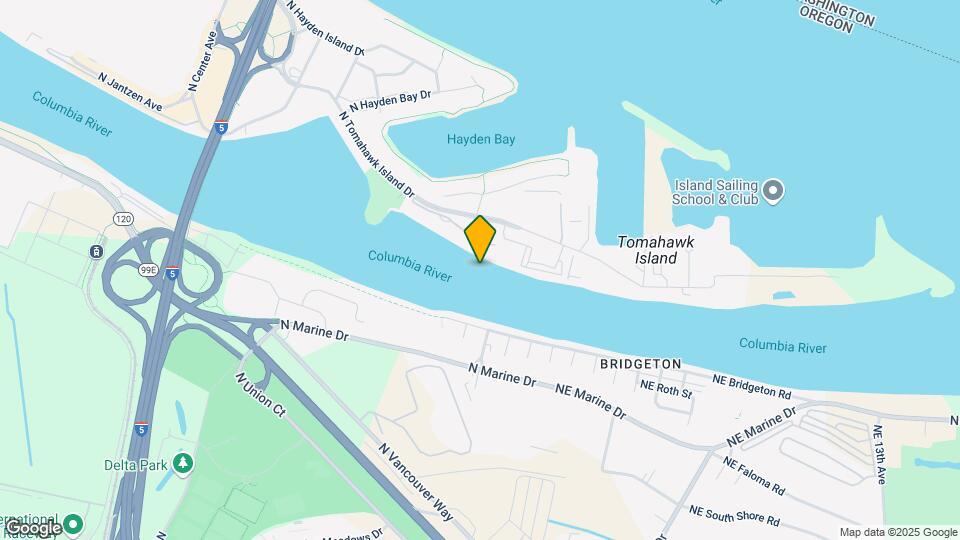 376 N Tomahawk Island Dr Mapa y Detalles de la Ubicación