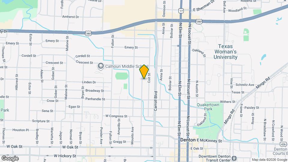 920 Denton St Map and Location Details