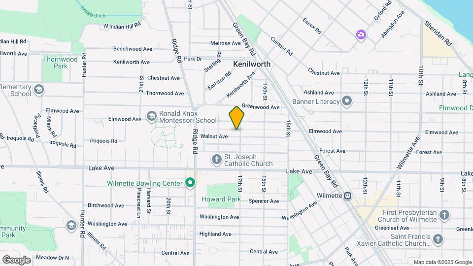 1704 Walnut Ave Map and Location Details