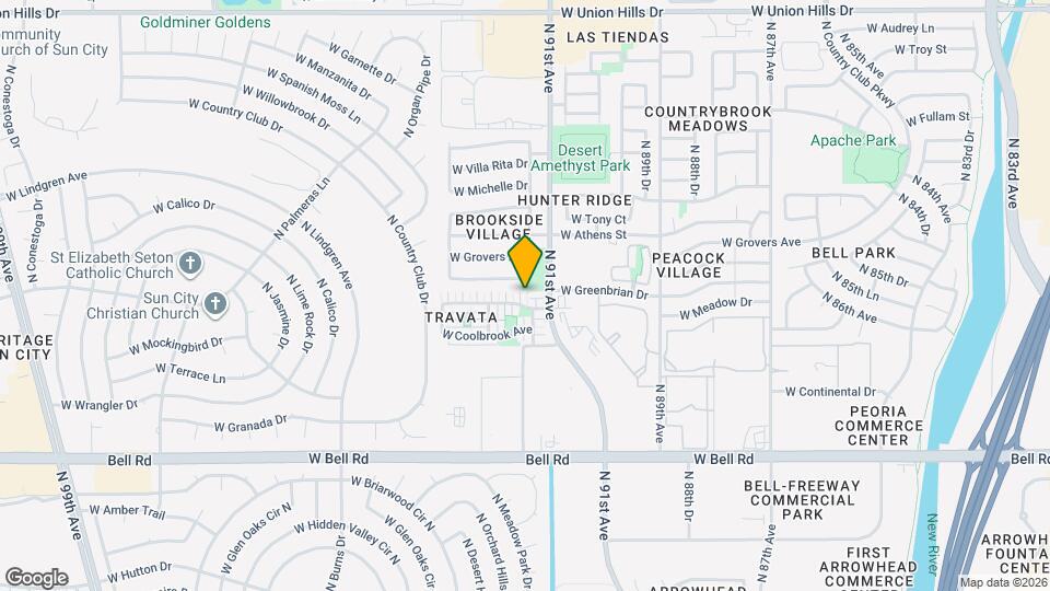 9160 W Meadow Dr Map and Location Details