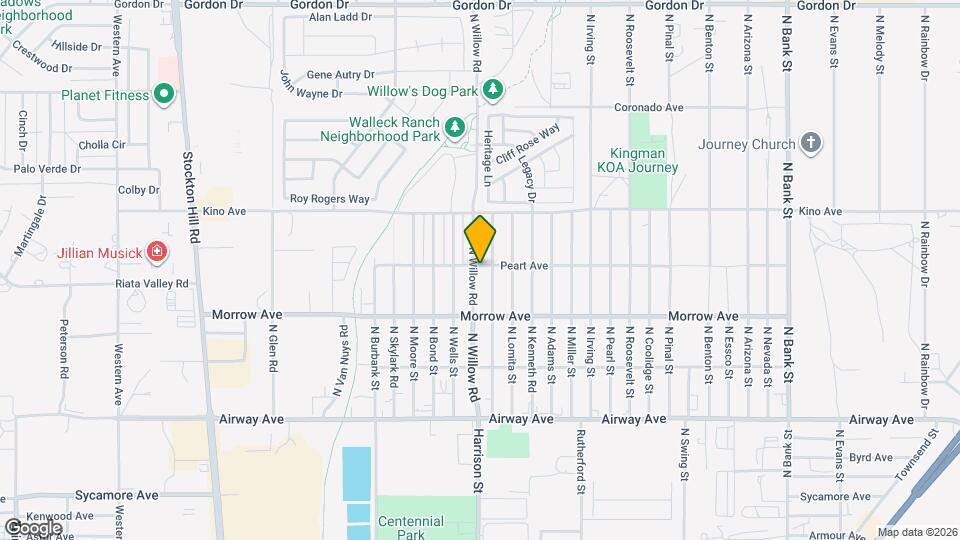 3684 N Willow Rd Map and Location Details