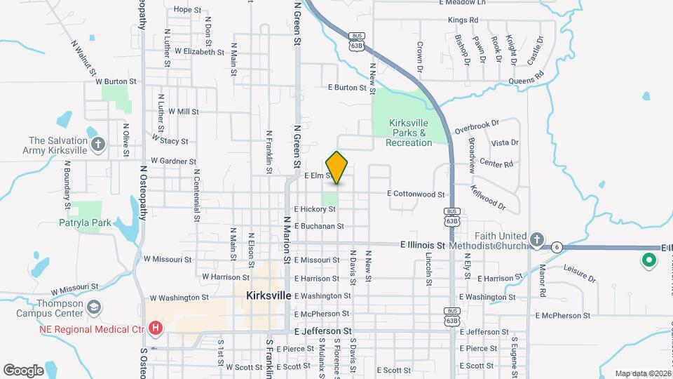 701 N Florence St Map and Location Details