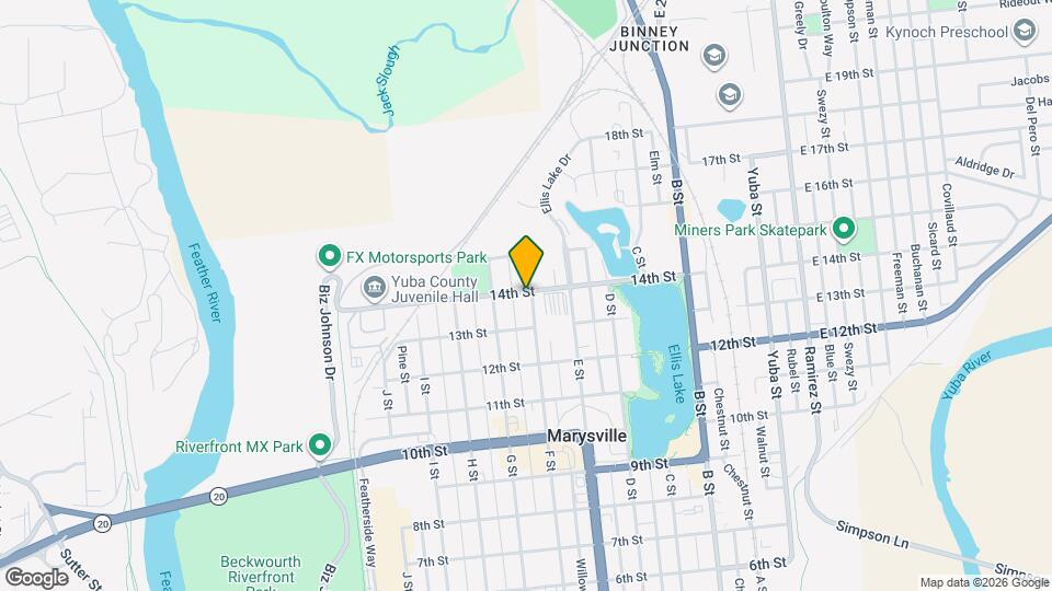 1332 F St Mapa y Detalles de la Ubicación