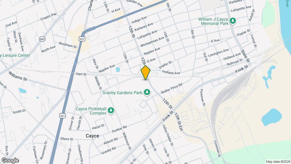1754 12th St Map and Location Details