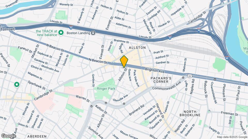 13 Allston St, Unit 4 Map and Location Details