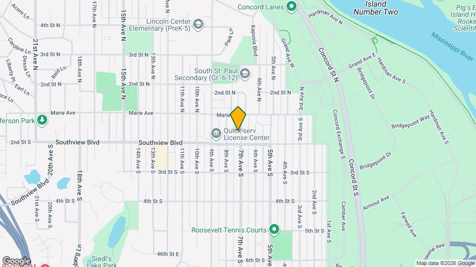 136 7th Ave S Map and Location Details