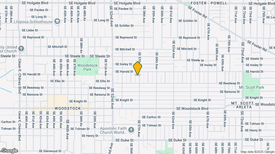 5535 SE 57th Ave Map and Location Details