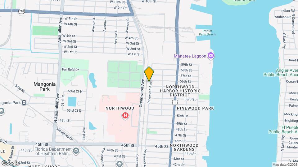 5605 Pinewood Ave Mapa y Detalles de la Ubicación