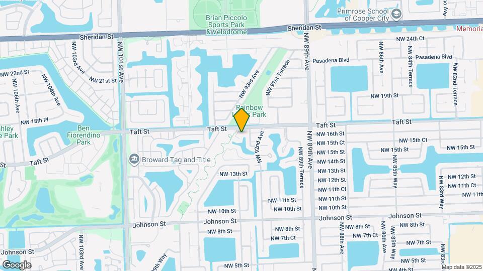 1640 NW 93rd Ave Map and Location Details