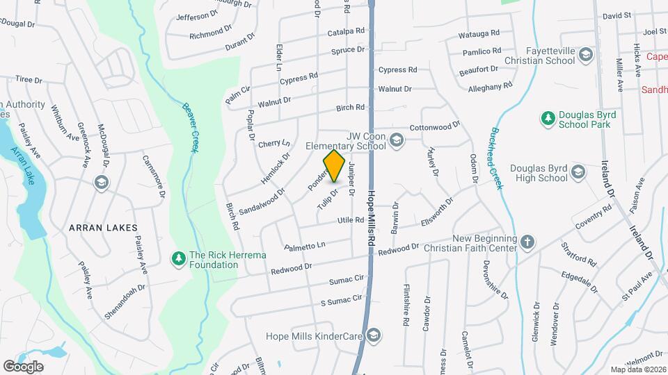 5106 Tulip Dr Map and Location Details