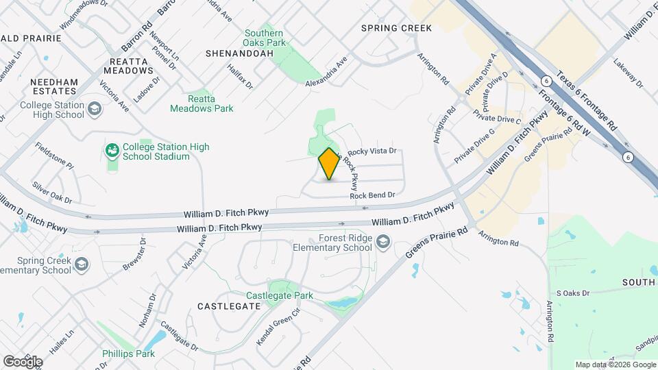 4232 Rocky Rhodes Dr Map and Location Details