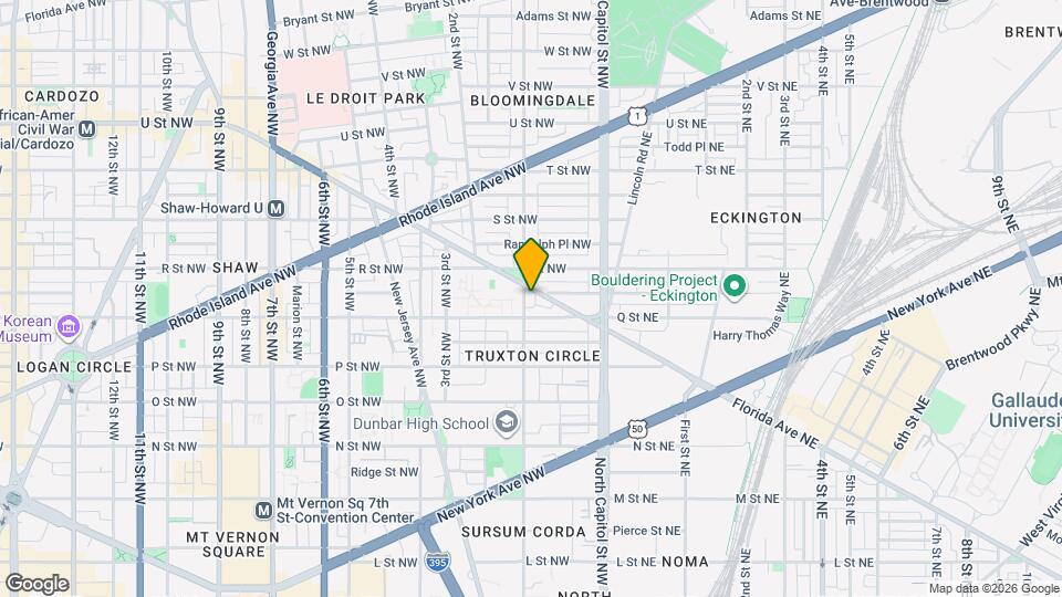 1621 1st St NW Map and Location Details