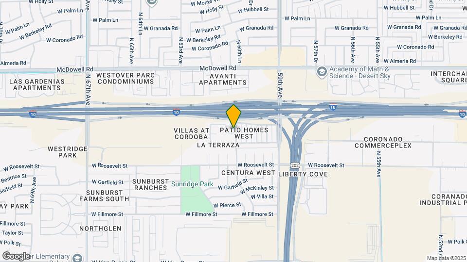 1136 N 61st Ave Map and Location Details