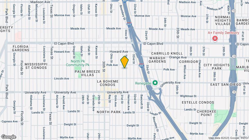 4060 Iowa St Mapa y Detalles de la Ubicación