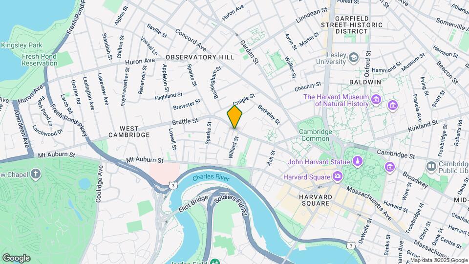 117 Brattle St Map and Location Details