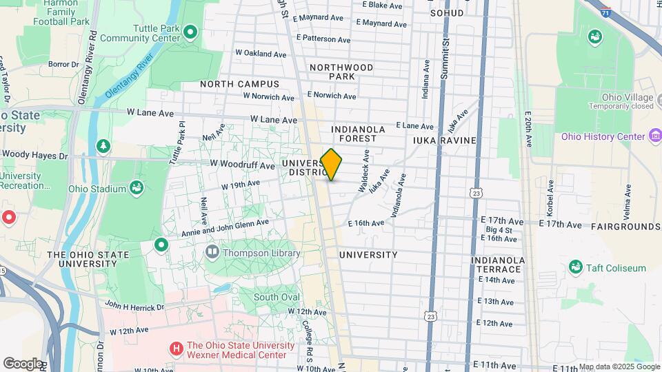 31 E 18th Ave Mapa y Detalles de la Ubicación