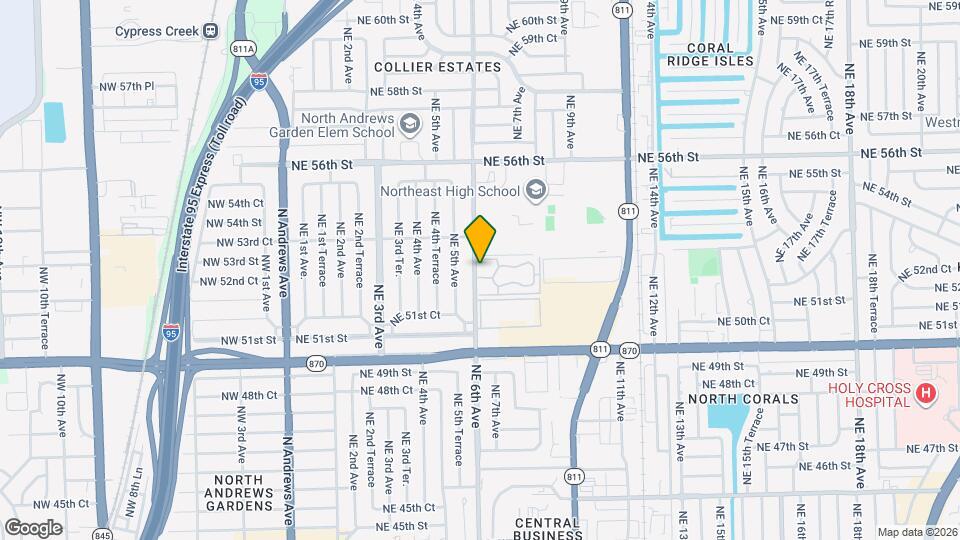 5320 NE 6th Ave Map and Location Details