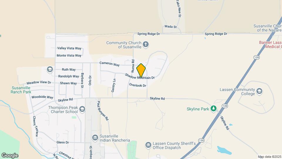 1130 Shadow Mountain Dr Map and Location Details