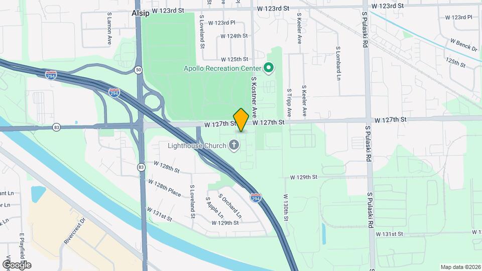 12738 Kenneth Ave Map and Location Details