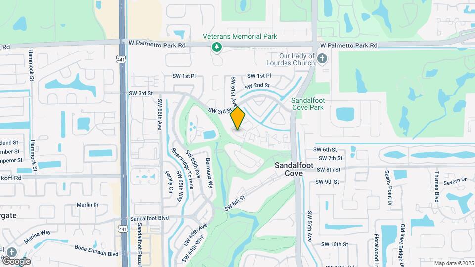 22415 SW 61st Way Map and Location Details