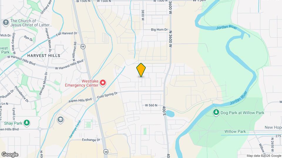 848 N Canvasback Dr, Unit 1 Mapa y Detalles de la Ubicación