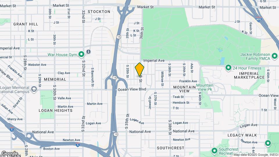 348 S 36th St Map and Location Details