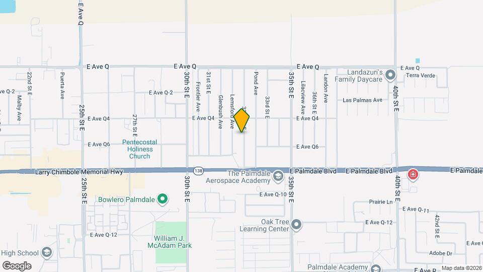 38513 32nd St E Map and Location Details