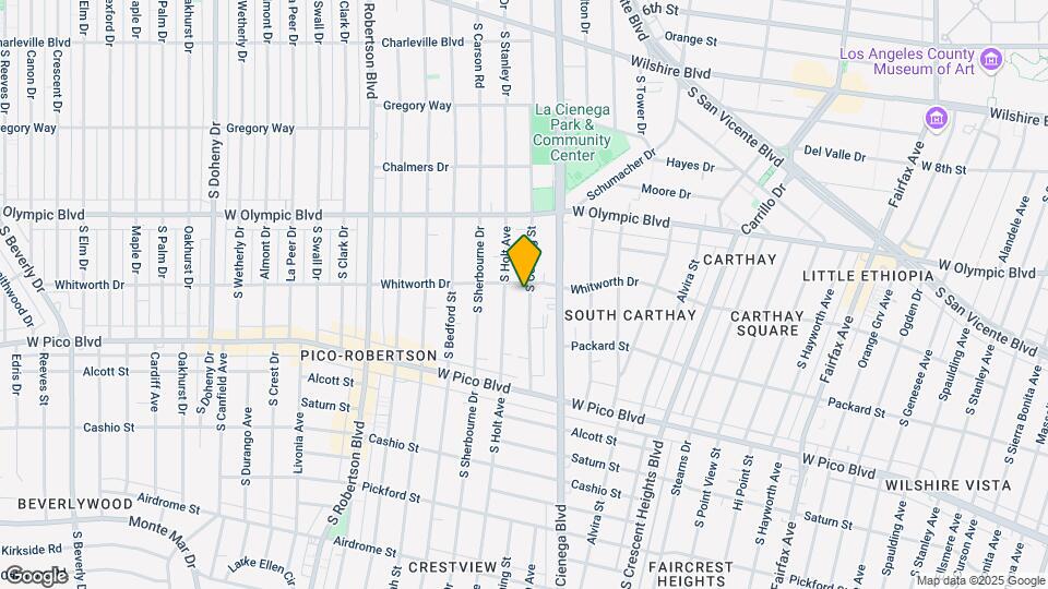 1111 S Corning St, Unit 202 Map and Location Details
