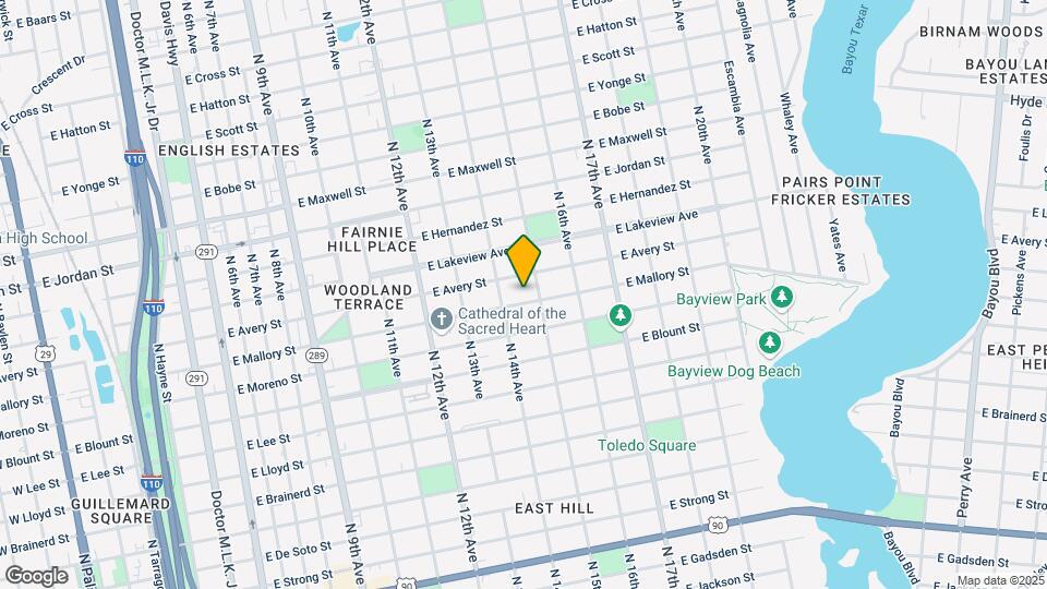 1408 E Mallory St Map and Location Details
