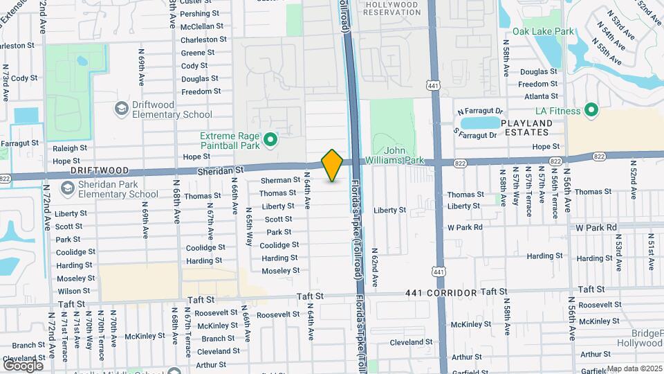 6321 Thomas St Mapa y Detalles de la Ubicación