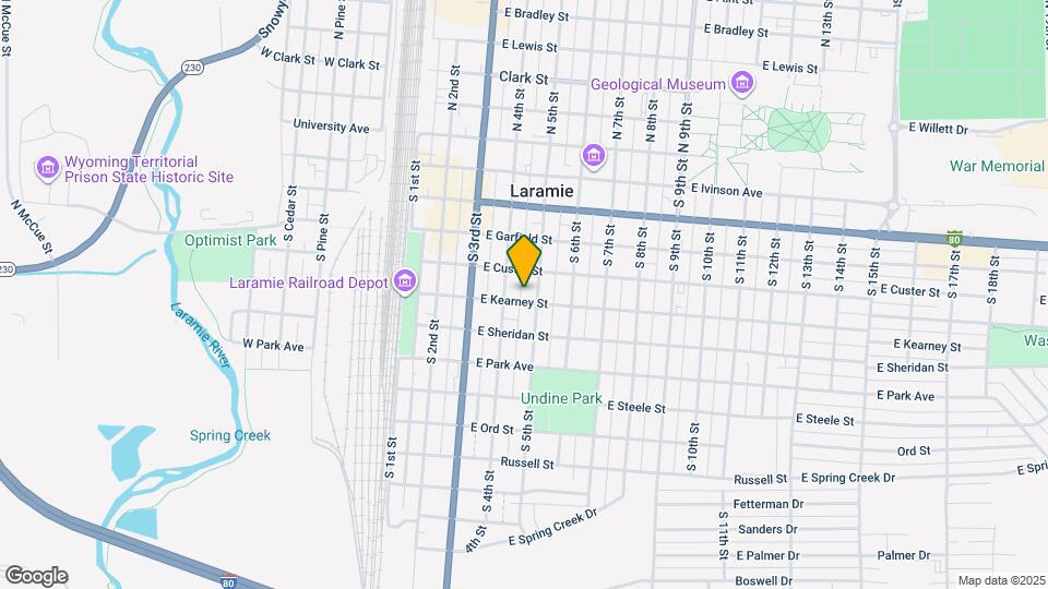 415 E Kearney St Map and Location Details