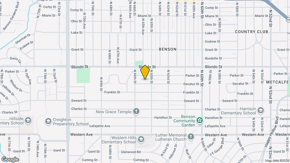 6512 Decatur St Map and Location Details
