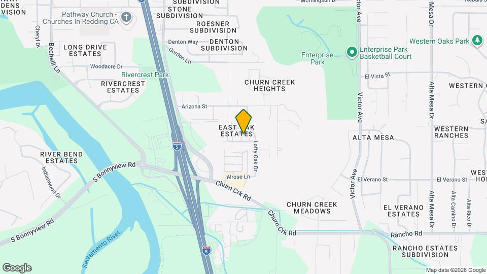 1262 Mighty Oak Ln Map and Location Details