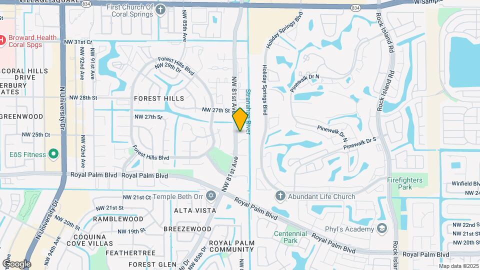 2601 Riverside Dr Map and Location Details