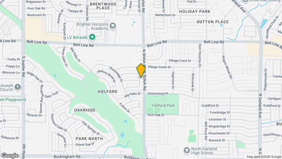 2522 Crestedge Dr Map and Location Details