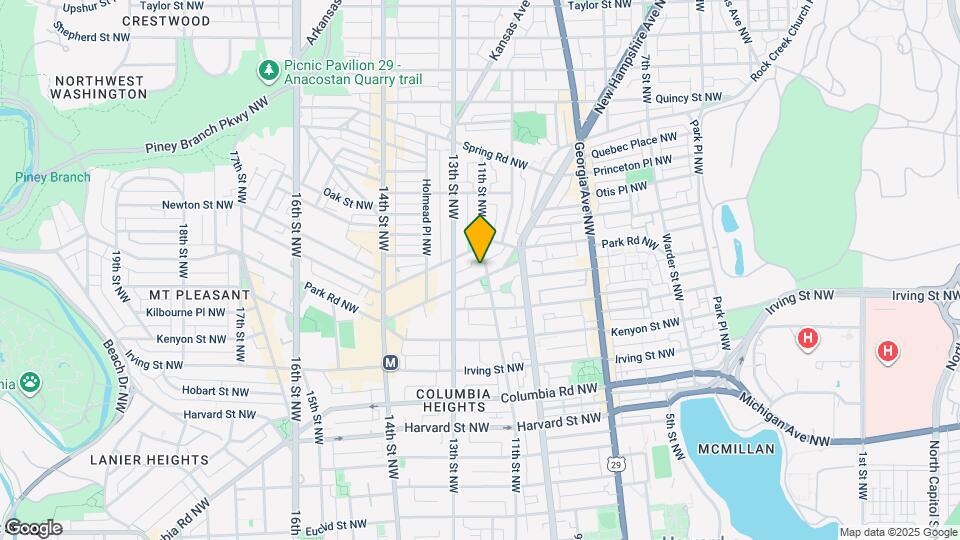 1105 Park Rd NW Map and Location Details