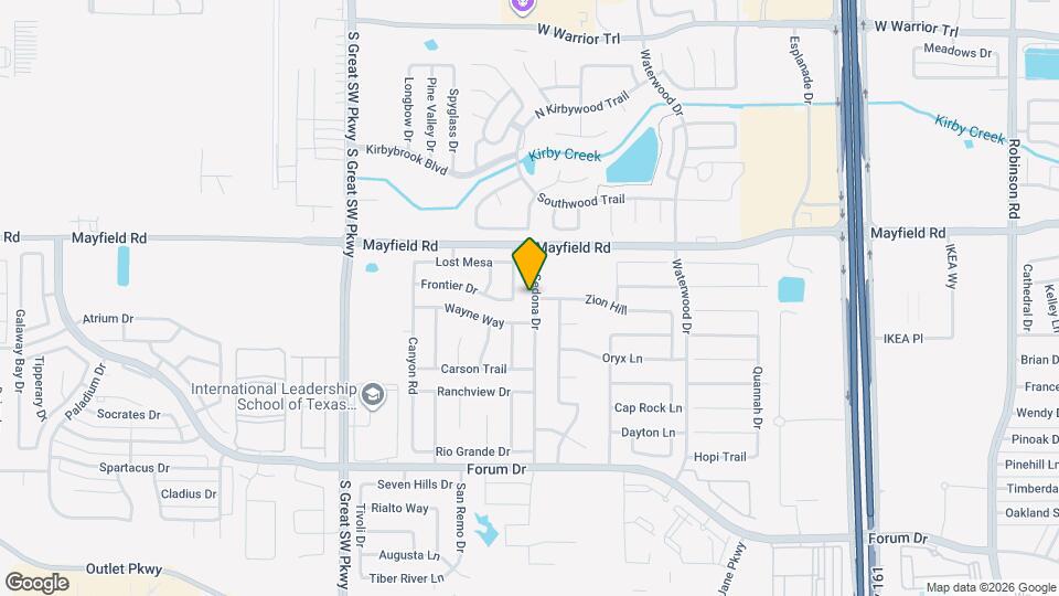 3331 Sedona Dr Map and Location Details